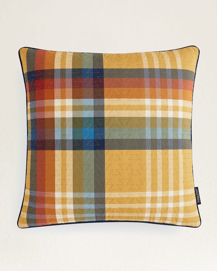 PLAID EURO PILLOW